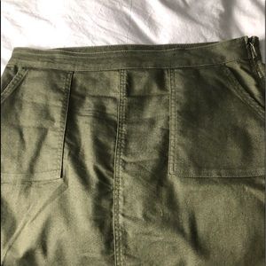 Prana cotton twill skirt.